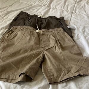 Kids Tan and Brown Shorts